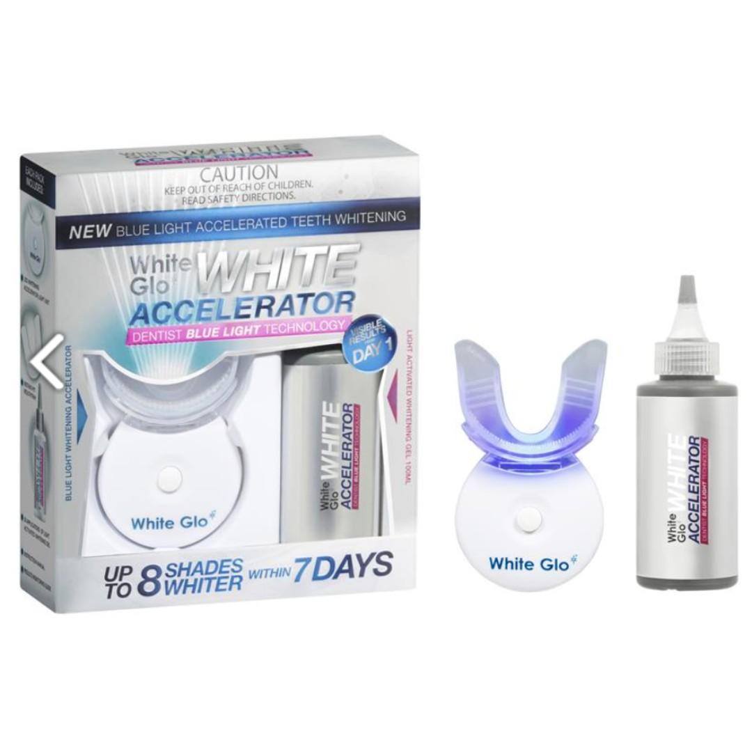 White Glo Accelerator Blue Light Teeth Whitening System Reviews Shelly Lighting 