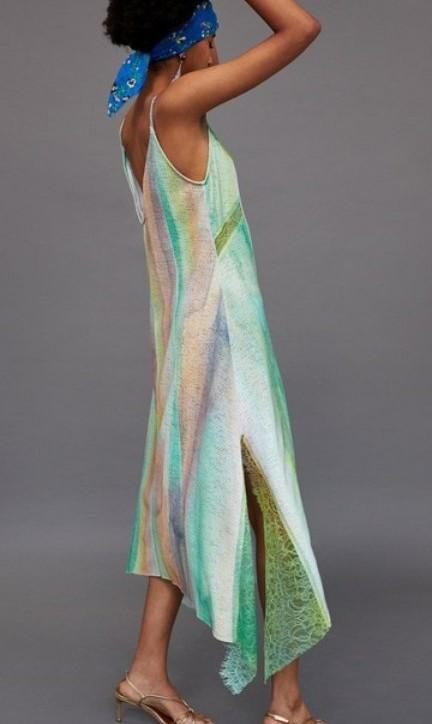 Tie neck 2025 dress zara