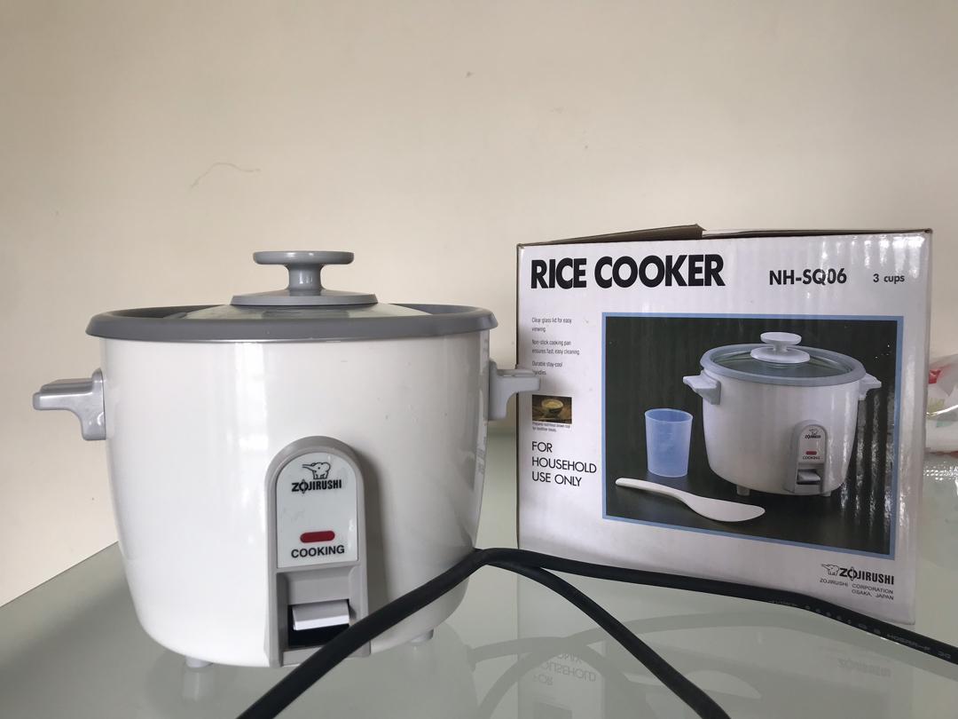 Zojirushi Rice Cooker 0.6 L, excellent for one two persons, TV  Home  Appliances, Kitchen Appliances, Cookers on Carousell