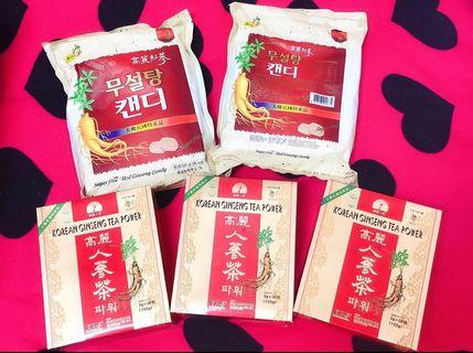 韓國🇰🇷人蔘茶 人蔘糖 韓國帶回