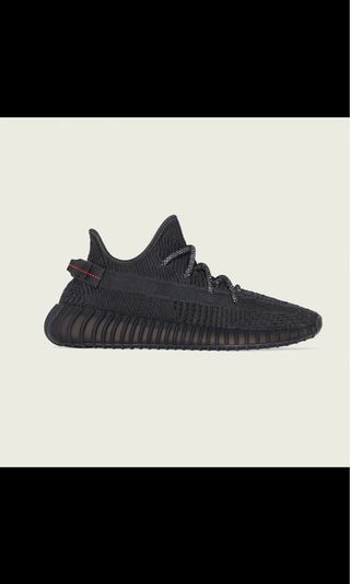 7th june drop yeezy 350 v2 black with local receipt