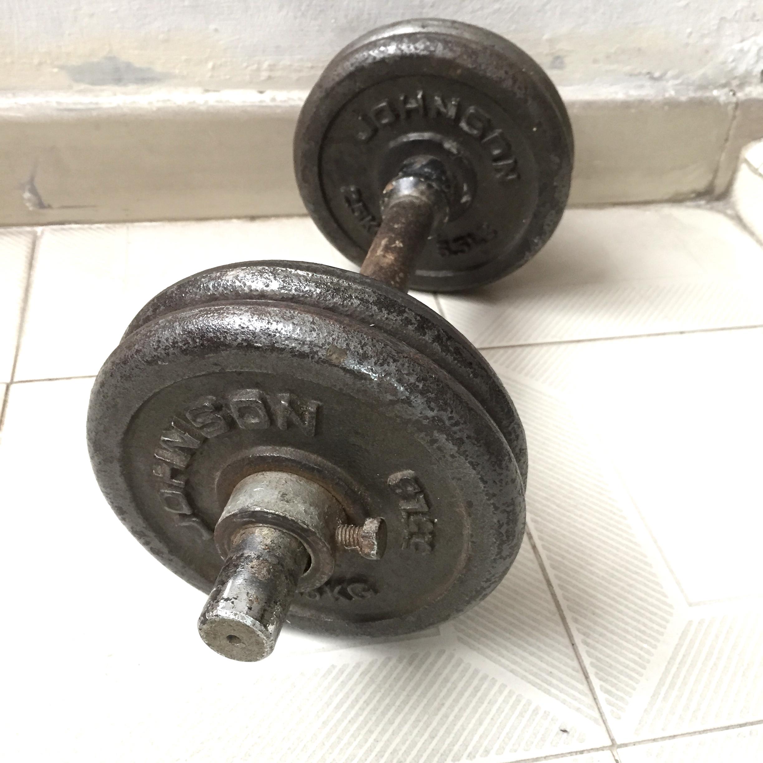 Johnson fitness sales dumbbells