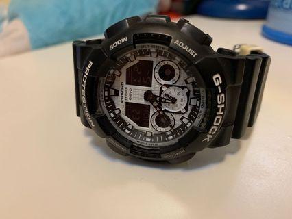 G-shock gshock 黑色錶watch 男裝運動手錶