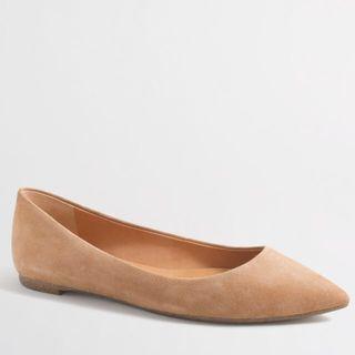 J.crew 麂皮平底鞋 娃娃鞋 全新 附鞋盒