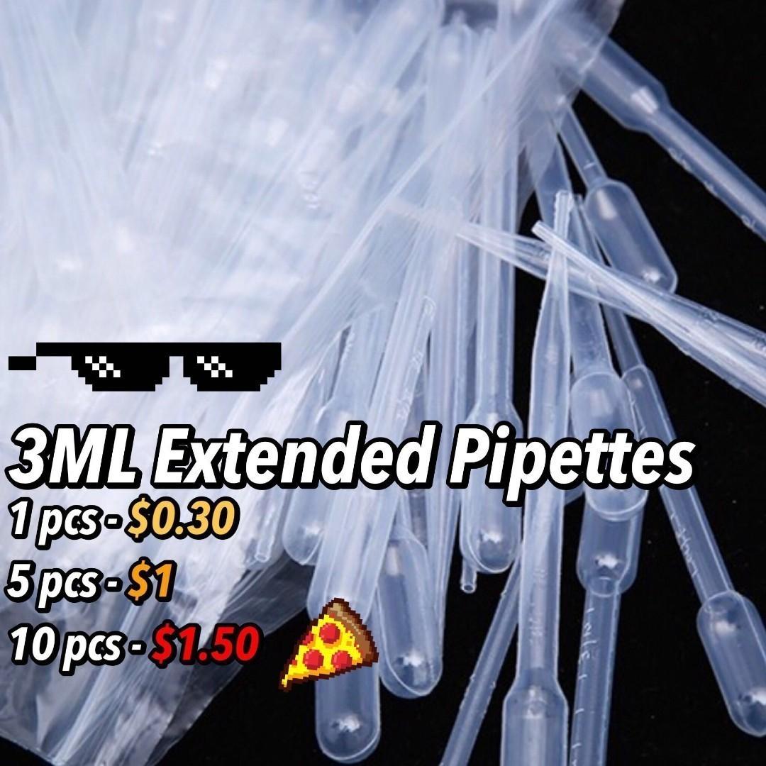 3ML extended pipette dropper for Fish baking fry guppy betta art ...