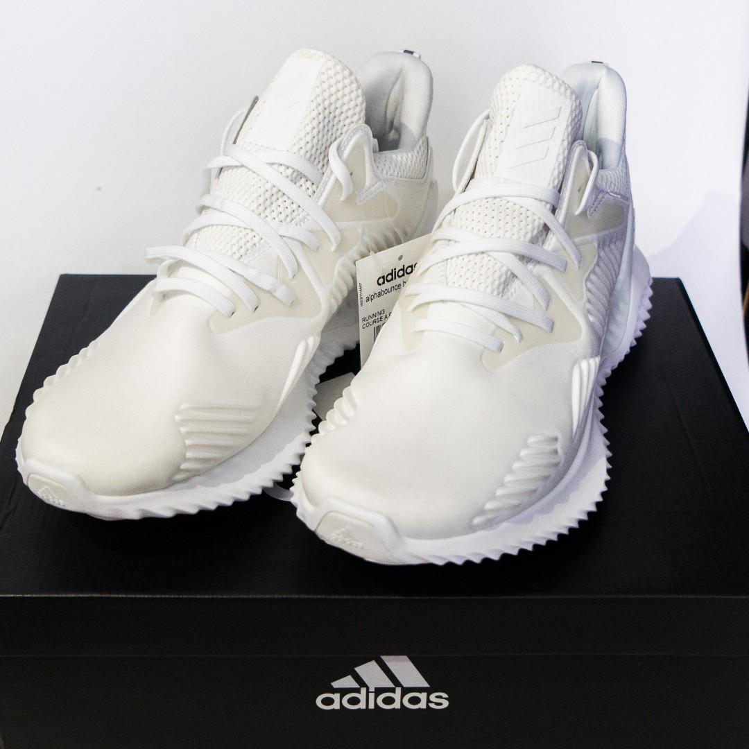 Alpha bounces top white