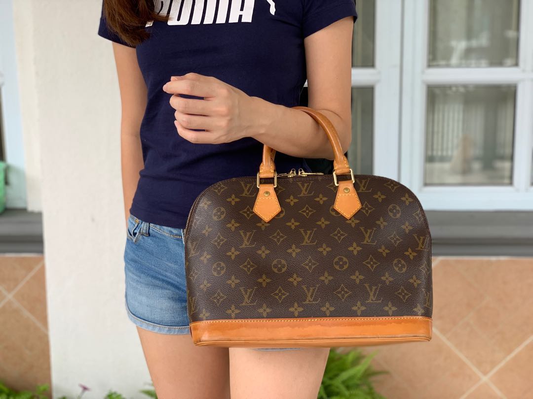 Authentic Louis Vuitton Monogram Alma PM, Luxury, Bags & Wallets ...