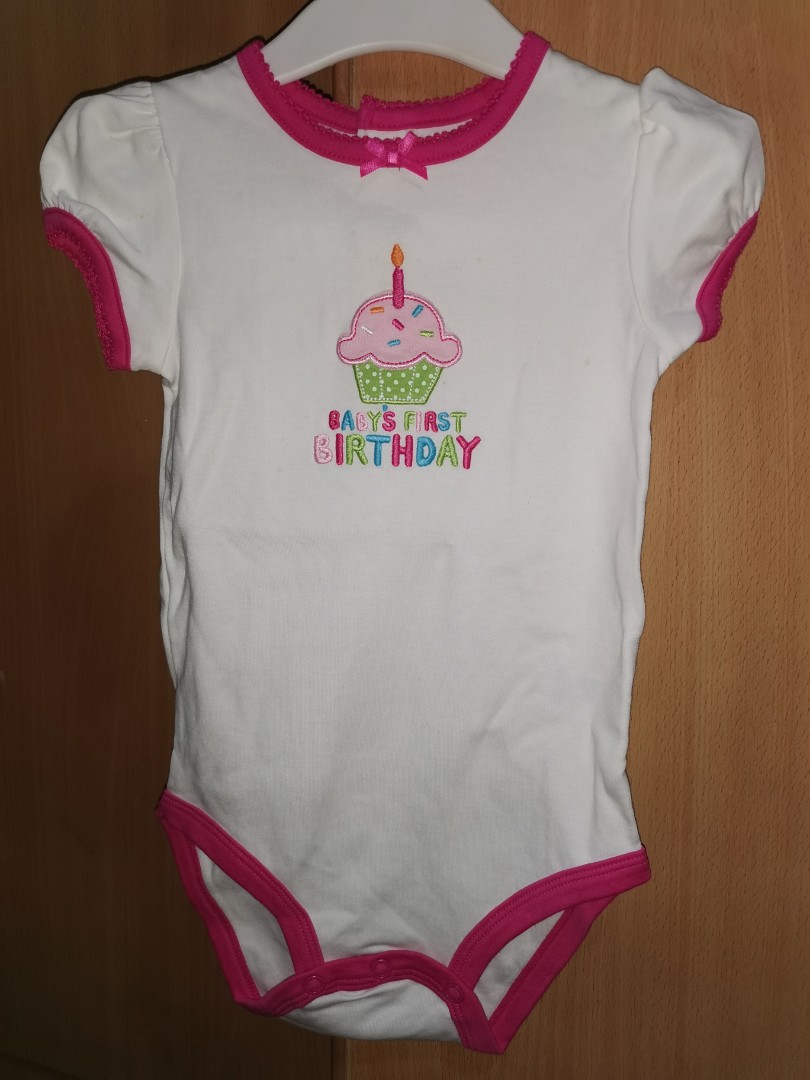 baby's first birthday onesie