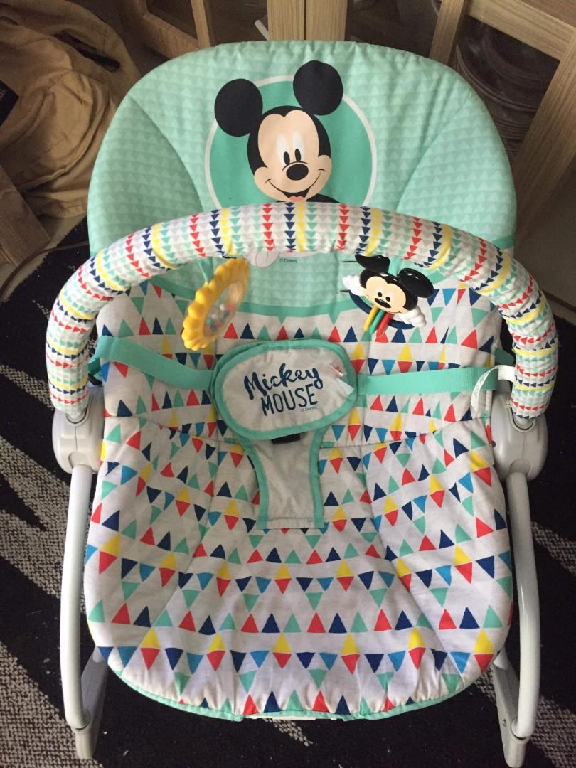 mickey mouse baby rocker
