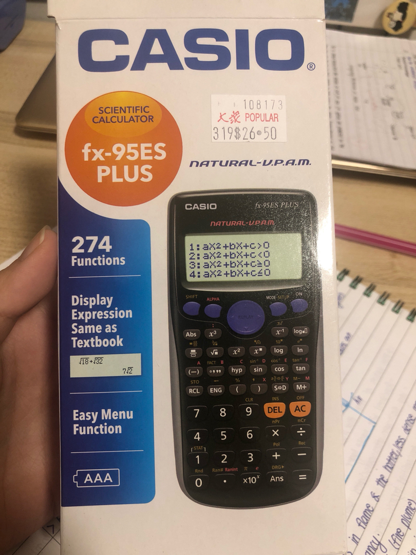 Casio Scientific Calculator Fx 95es Plus - 