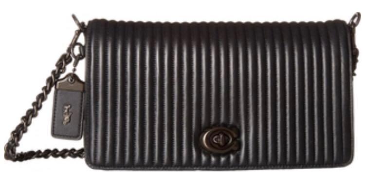 Coach dinky quilted 2025 black