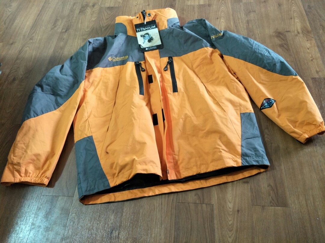 Columbia titanium Winter Jacket, Sports Equipment, Sports & Games ...