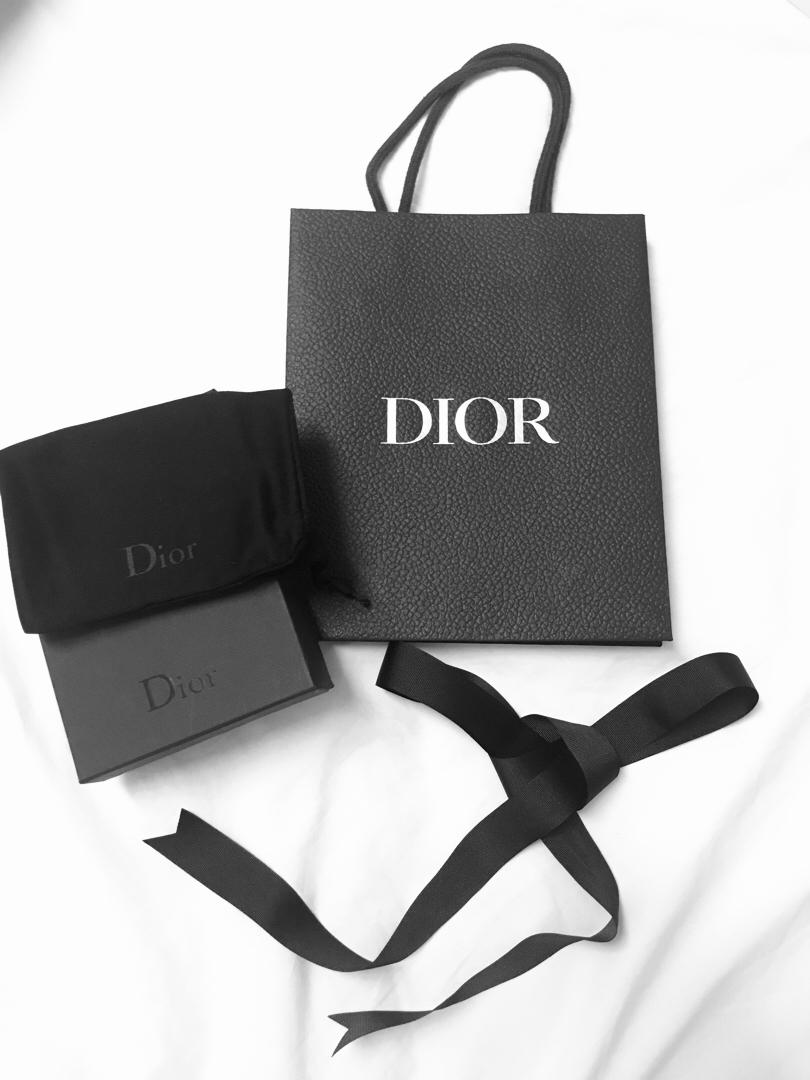 dior dust bag and box