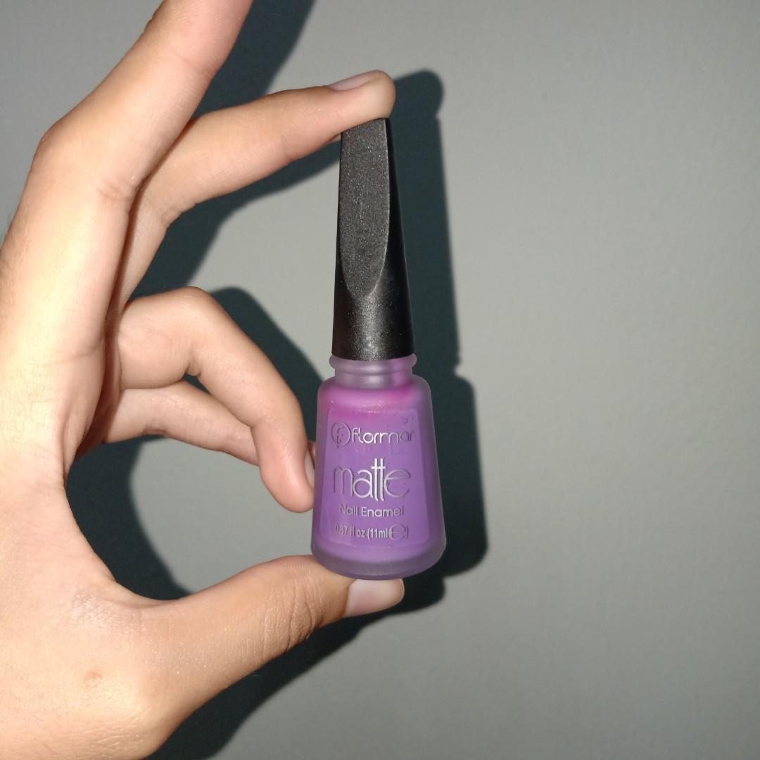 Flormar Matte Grapes Matte Nail Enamel #PDSale, Beauty ...