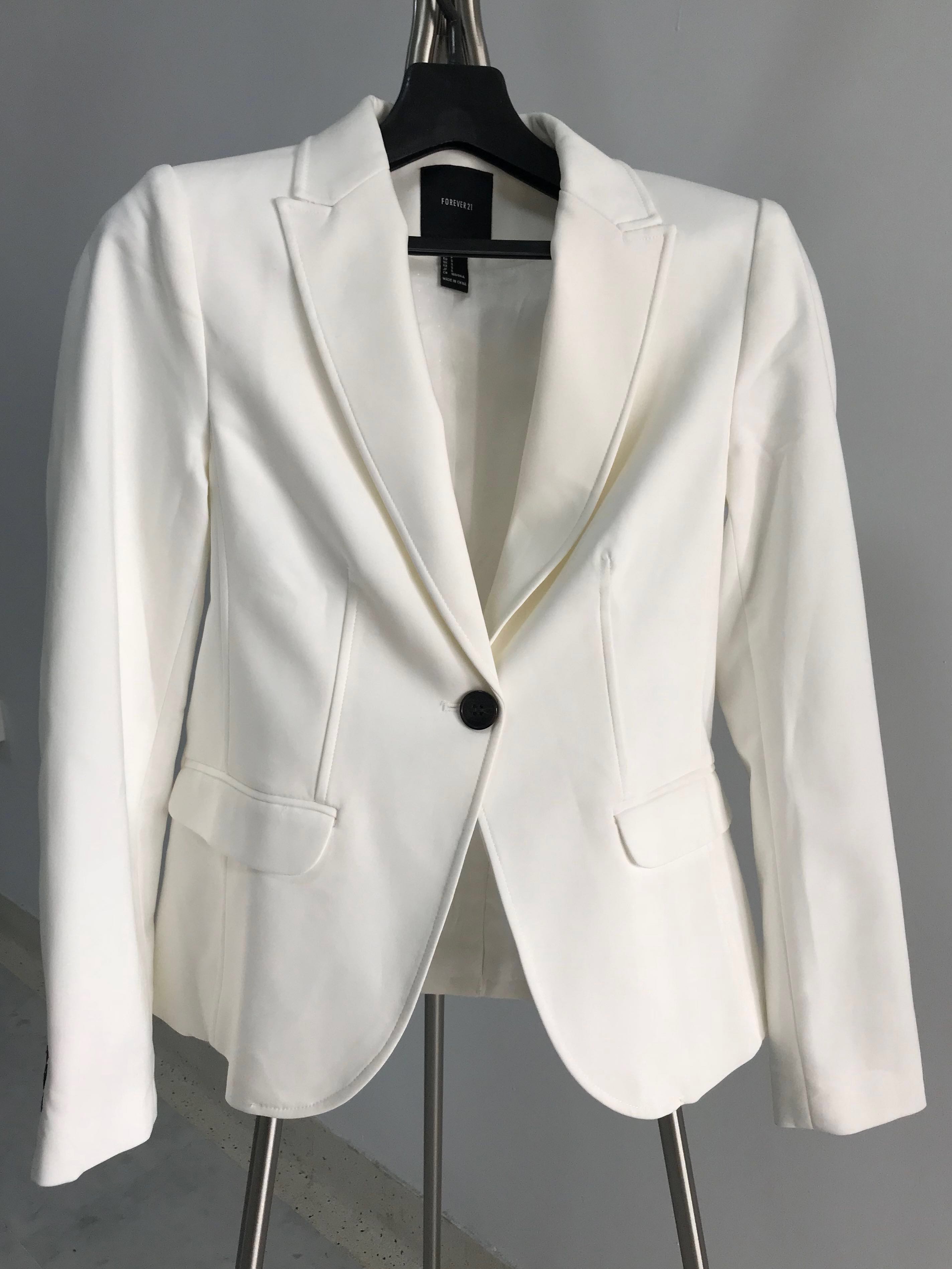 Forever 21 White Blazer