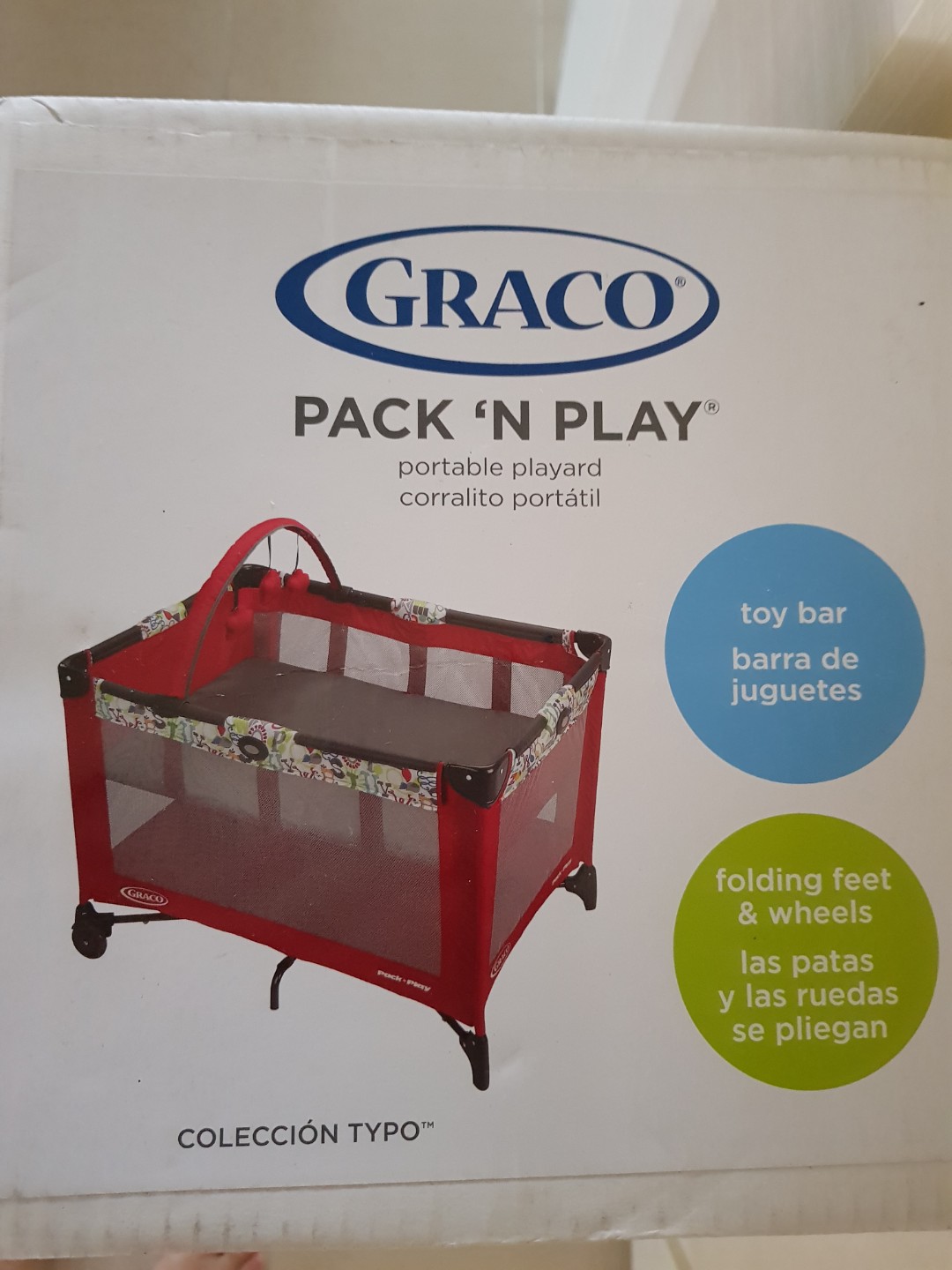 graco pack and play toy bar