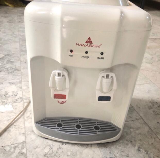 Hanabishi Hot And Warm Water Dispenser Home Furniture Home Appliances Water Dispensers And Purifiers On Carousell