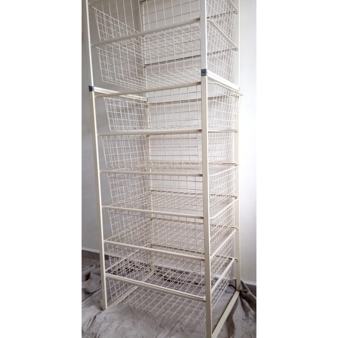 Ikea Antonius Wire Basket Furniture Shelves Drawers On Carousell