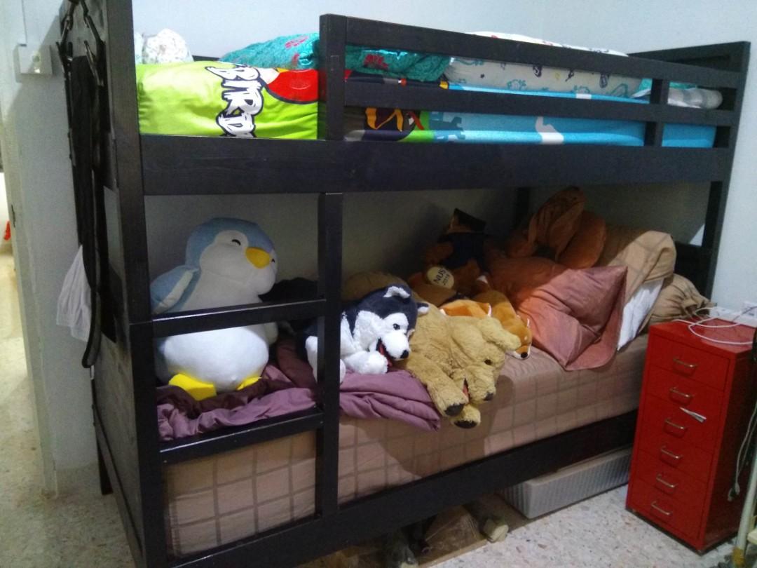 Ikea Bunk Bed No Mattress Furniture Beds Mattresses On Carousell