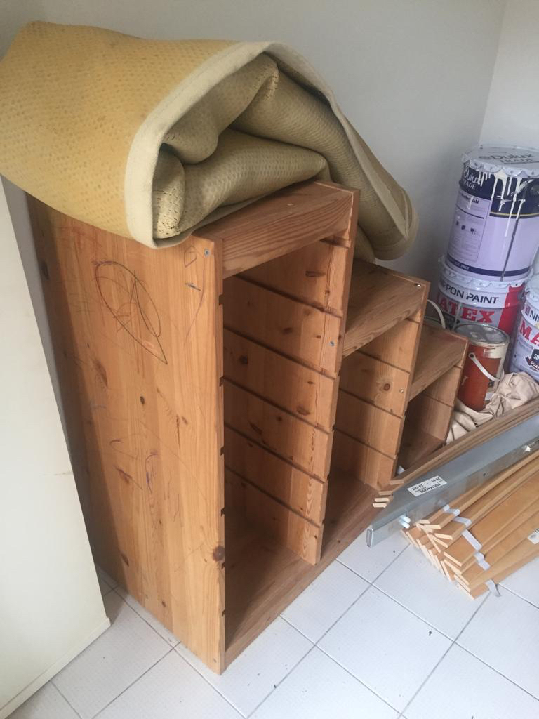 IKEA stair shelf, Furniture & Home Living, Furniture, Shelves,