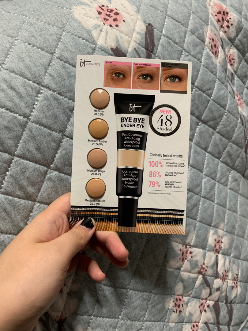 it cosmetics bye bye under eye waterproof concealer