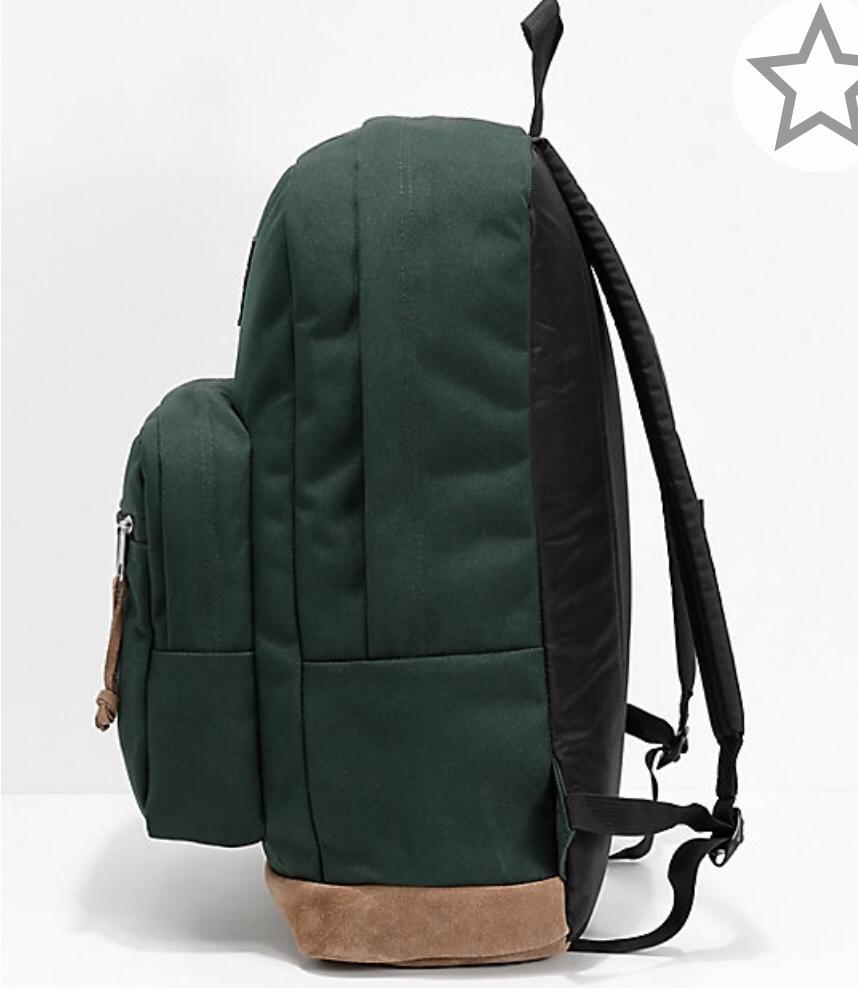 Jansport right pack pine grove green top