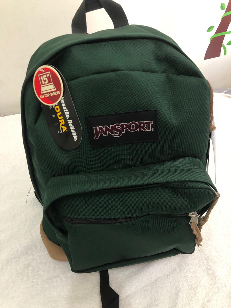 Jansport backpack pine grove green top