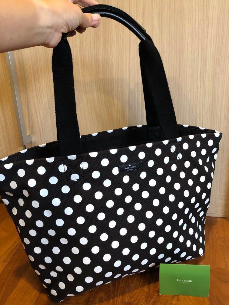kate spade polka dot tote