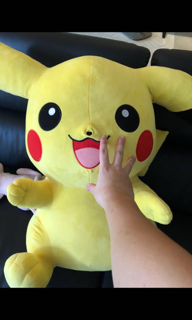 Large Pikachu Soft Toy, Hobbies Toys, Toys Games on Carousell