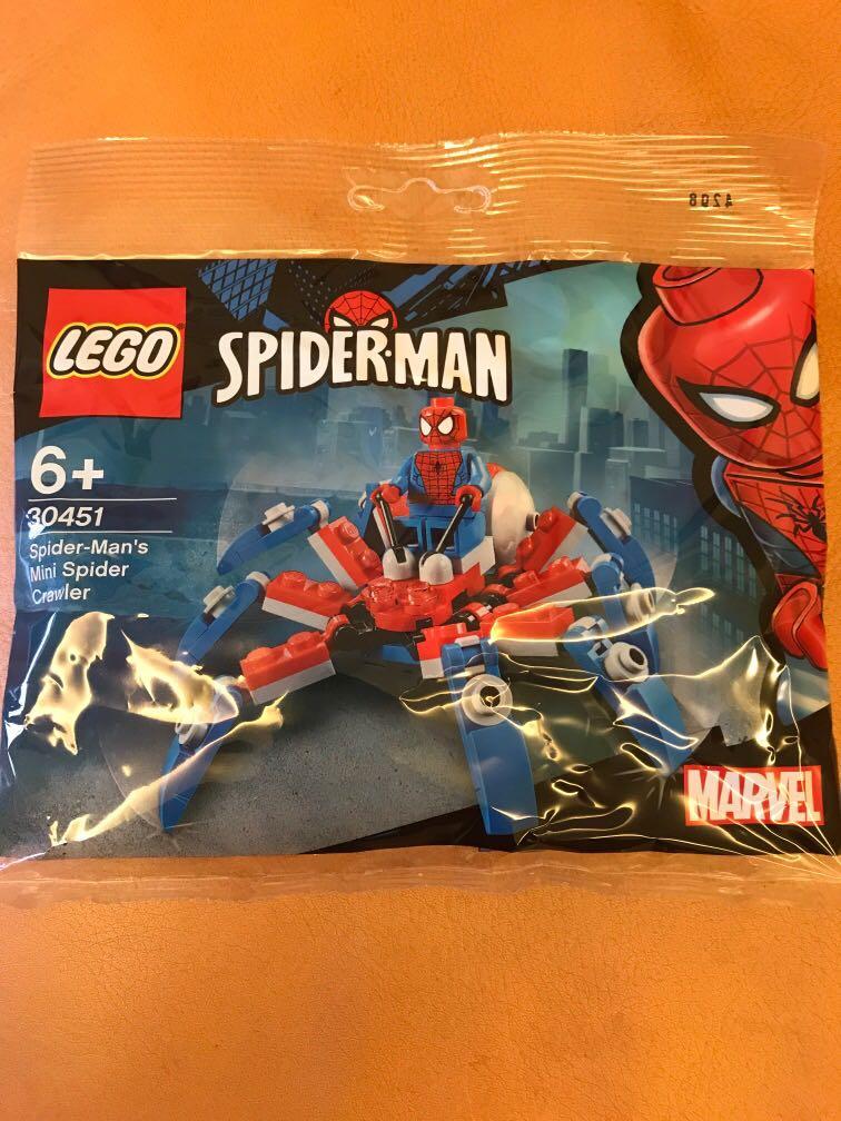 lego spiderman mini spider crawler
