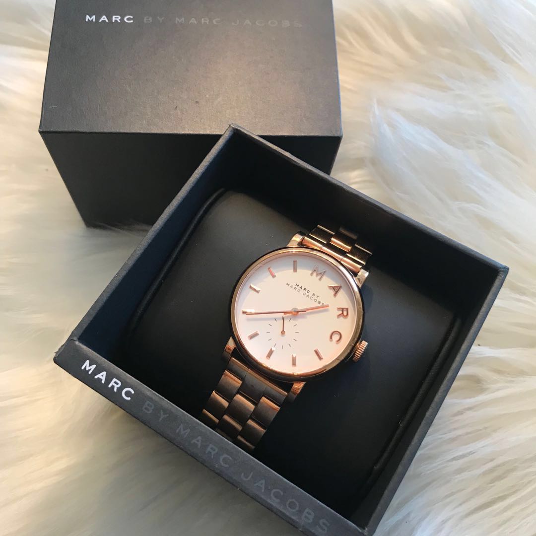 Marc jacobs baker watch gold sale