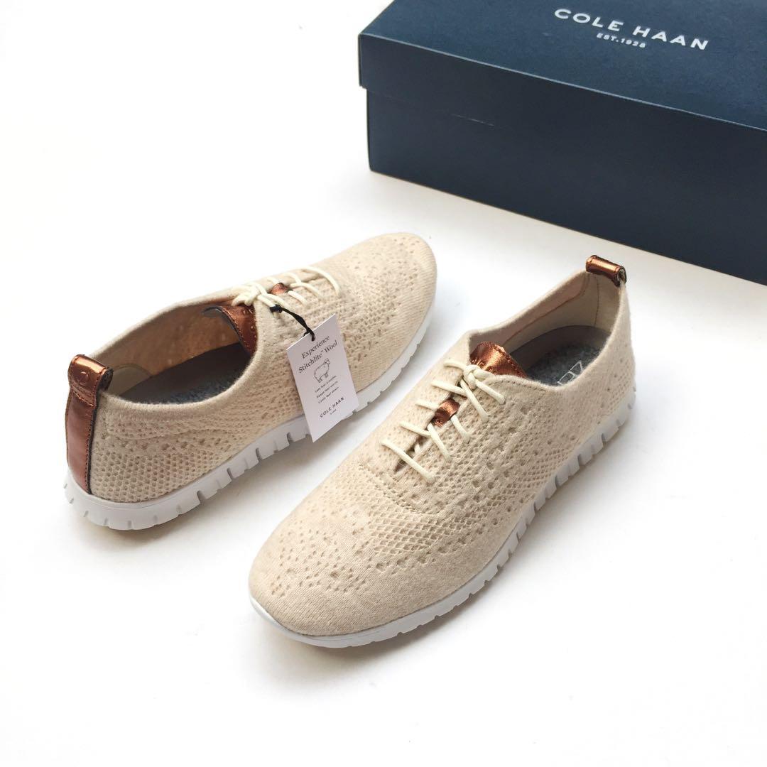 New Authentic Cole Haan Zerogrand Stitchlite Wool Women s Shoes
