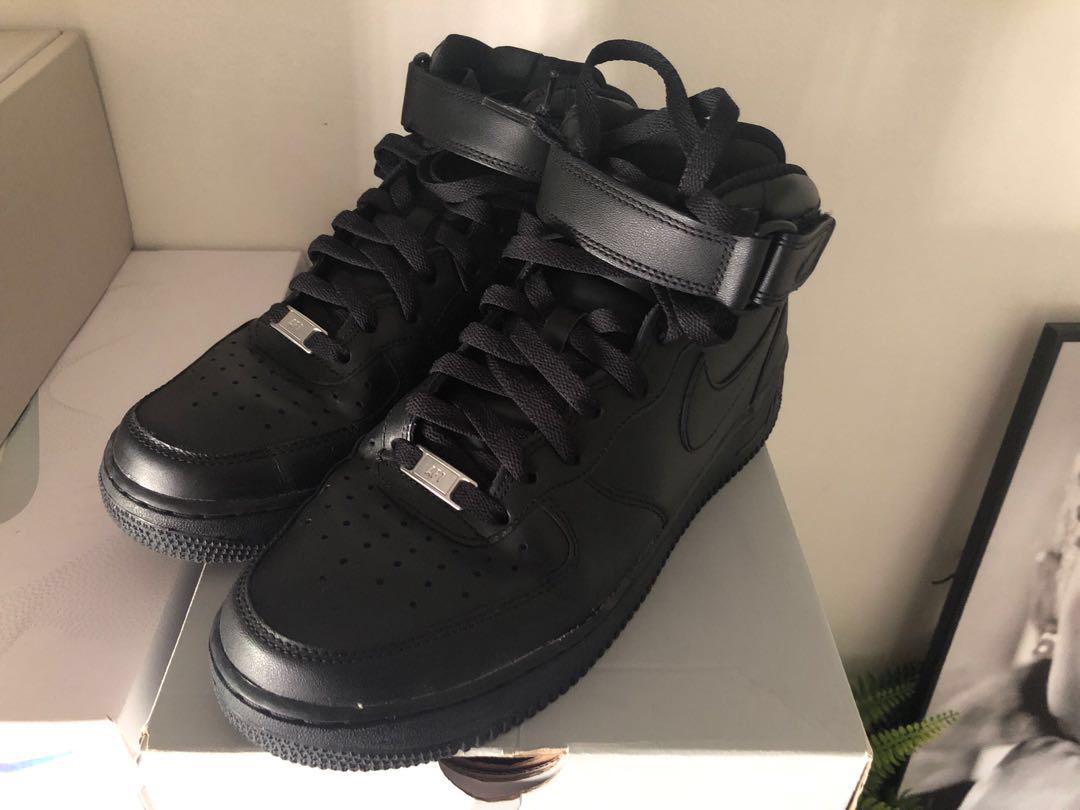 dirty black air force 1