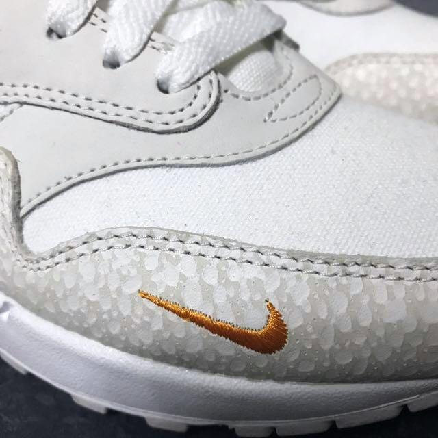 Nike Air Max 1 Premium White Kumquat Men s Fashion Footwear