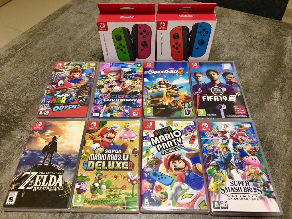 Nintendo Switch Games and Joycon bundle, Video Gaming, Video Games
