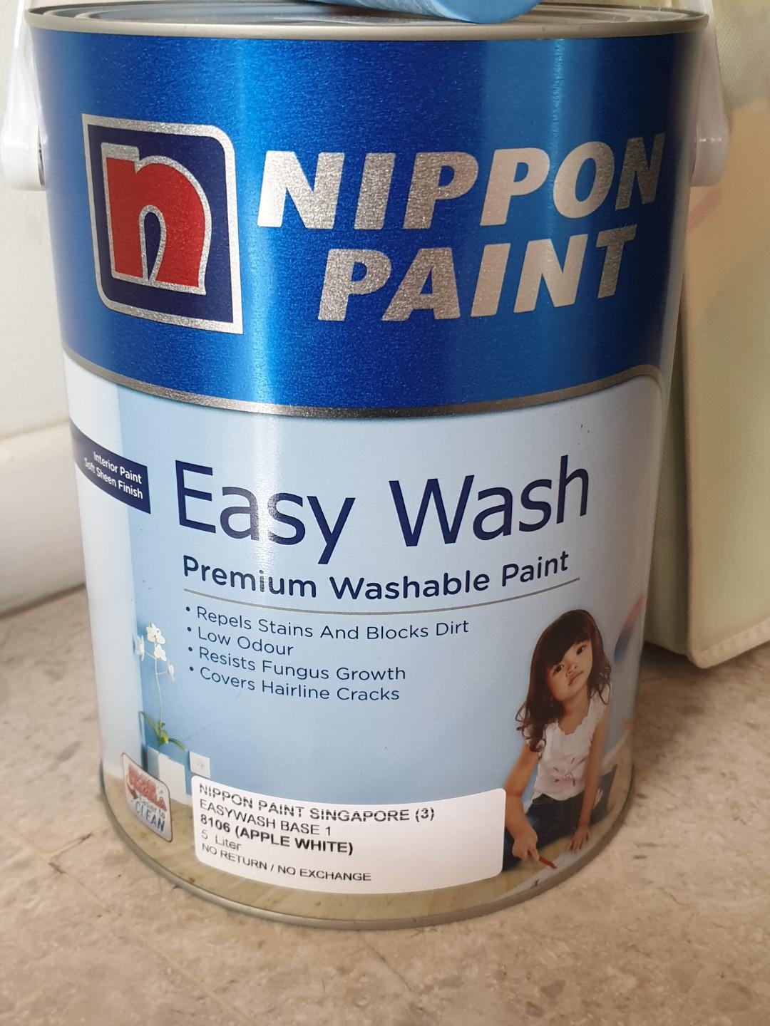 Nippon Paint apple white, Everything Else on Carousell