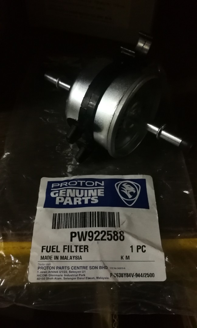 Proton iriz fuel filter original, Auto Accessories on Carousell