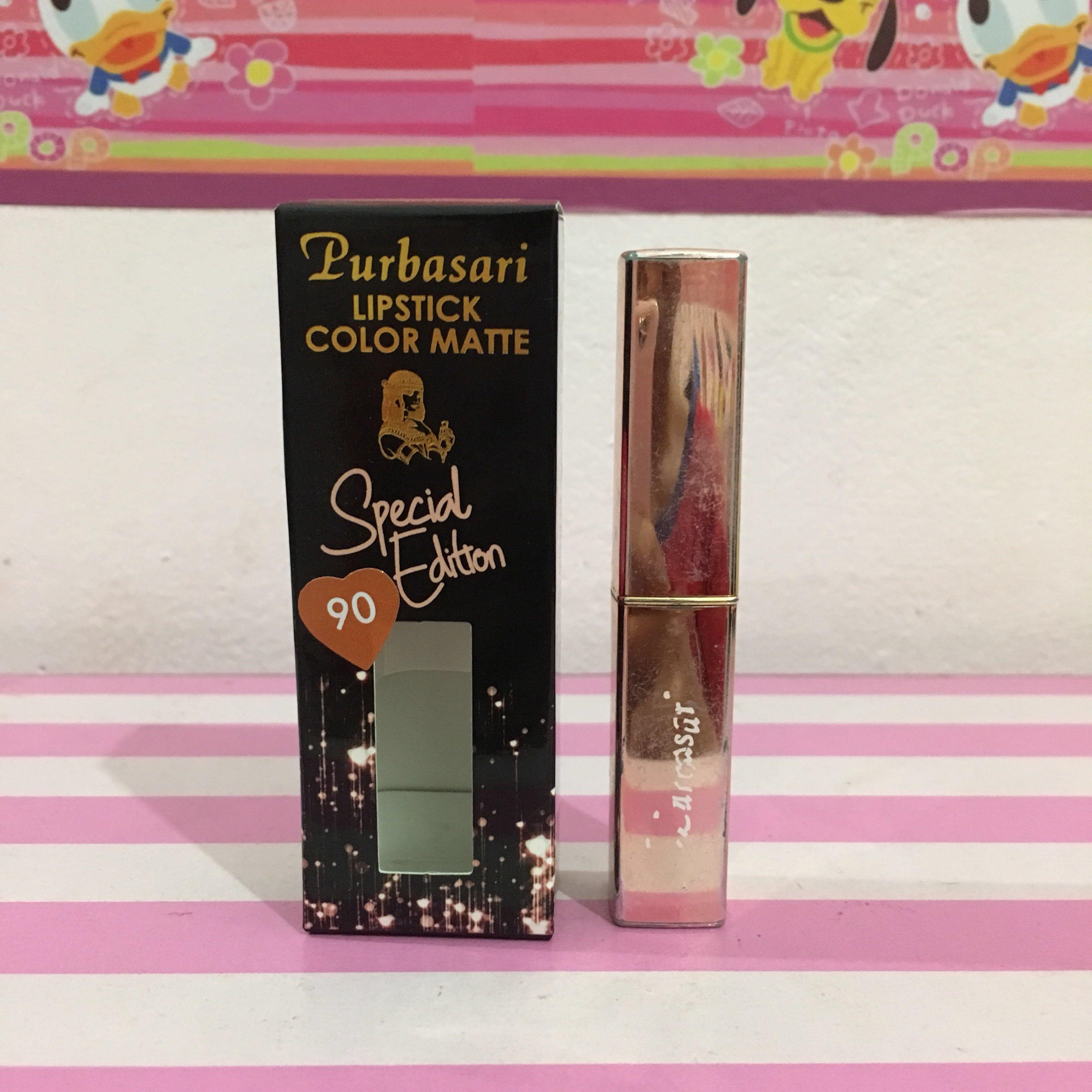 Purbasari Matte Lipstick No 90 Crystal Kesehatan Kecantikan Rias Wajah Di Carousell