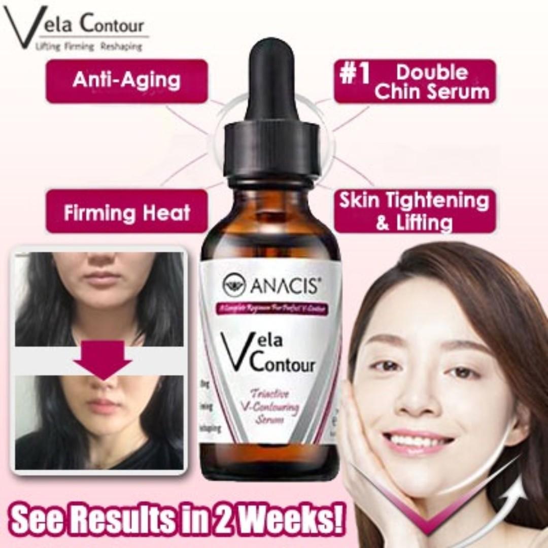 Vela Contour Neck Firming And Tightening Lifting Serum Double Chin