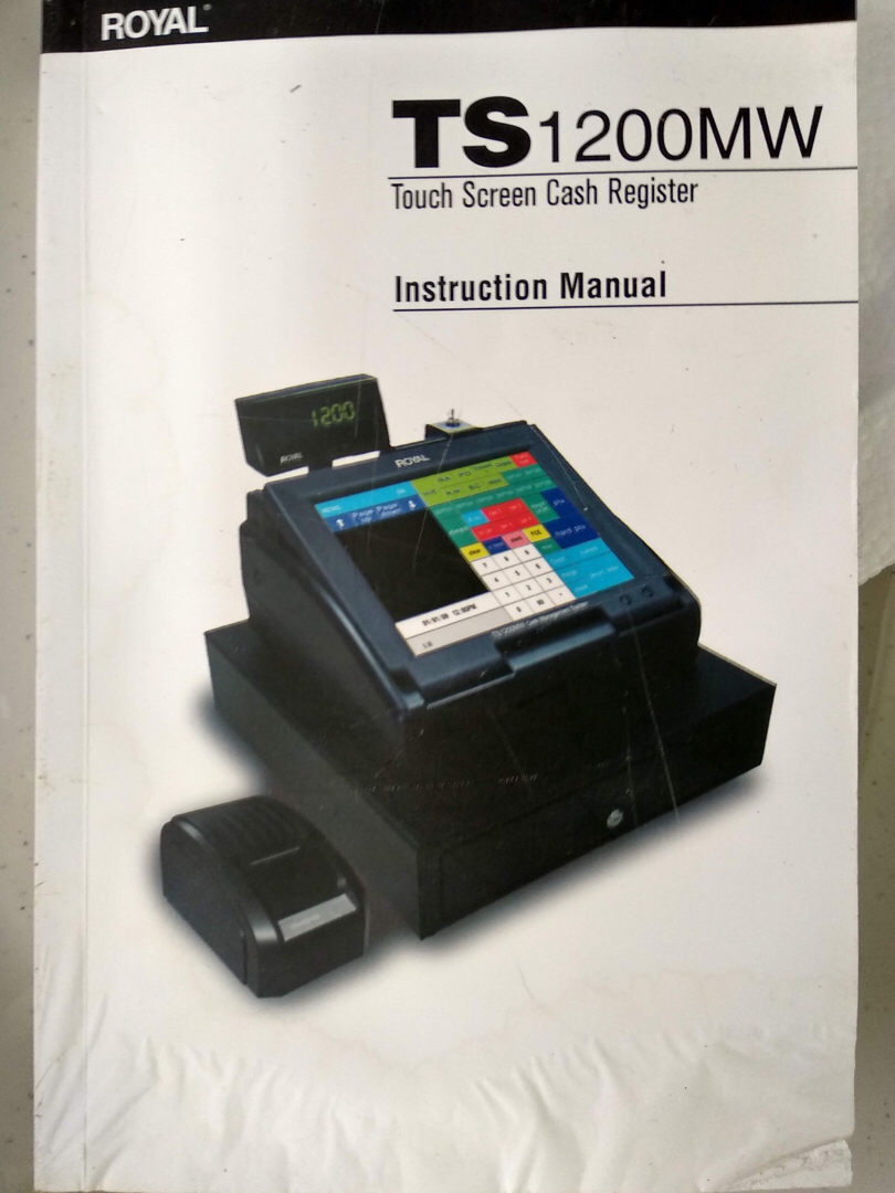 touch screen cash register machine