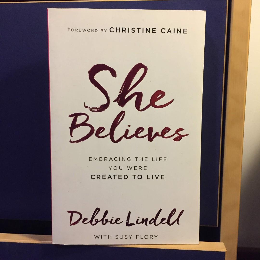 She Believes By Debbie Lindell Christian Book For Women Books