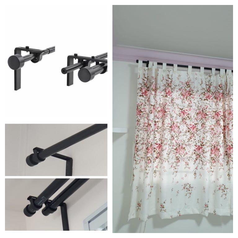 Single Double Curtain Rod With Installation Enquire Now Home