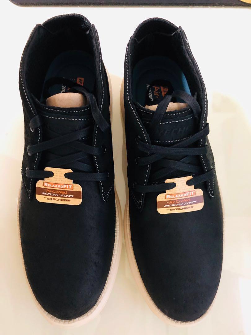 skechers size 9 mens black