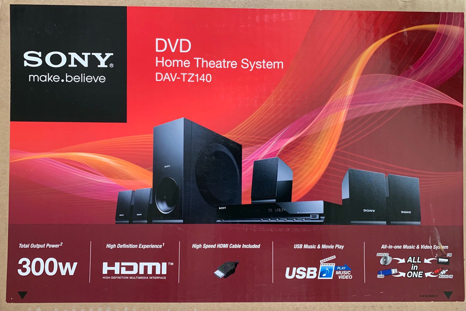 Sony Dav Tz140 Dvd Home Theater System 5 1ch Surround Sound Usb Port Dolby True Hd Audio Soundbars Speakers Amplifiers On Carousell