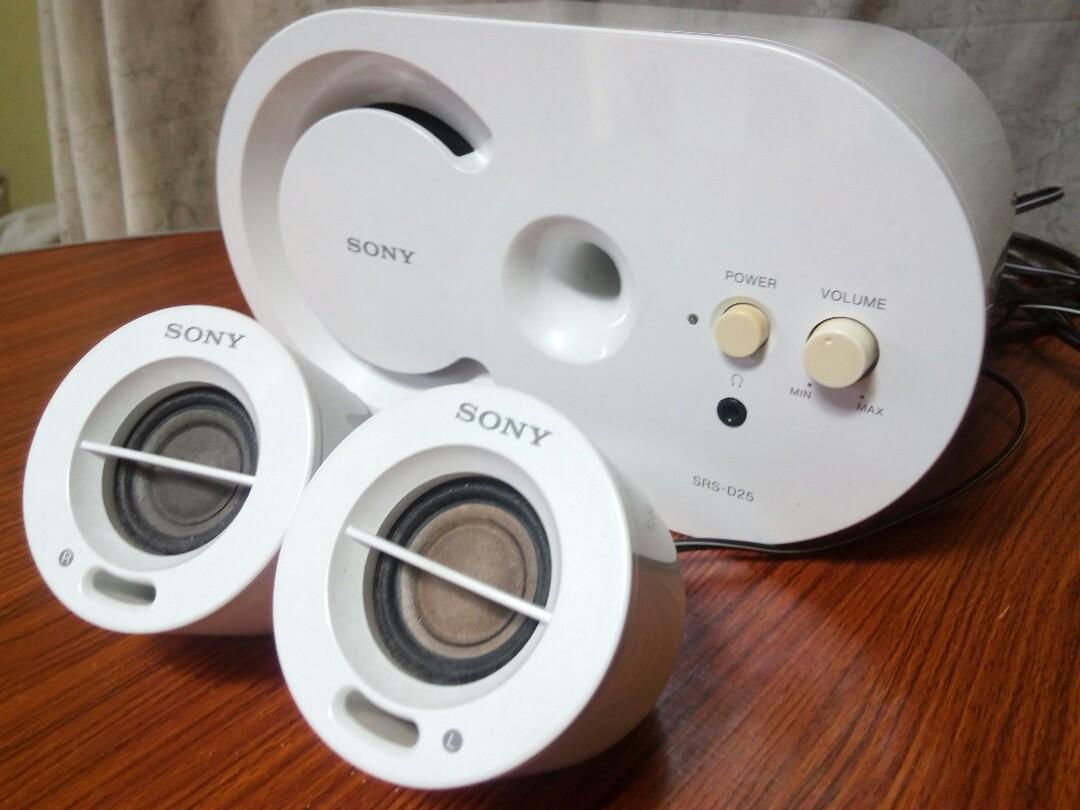 sony srs d25 speakers