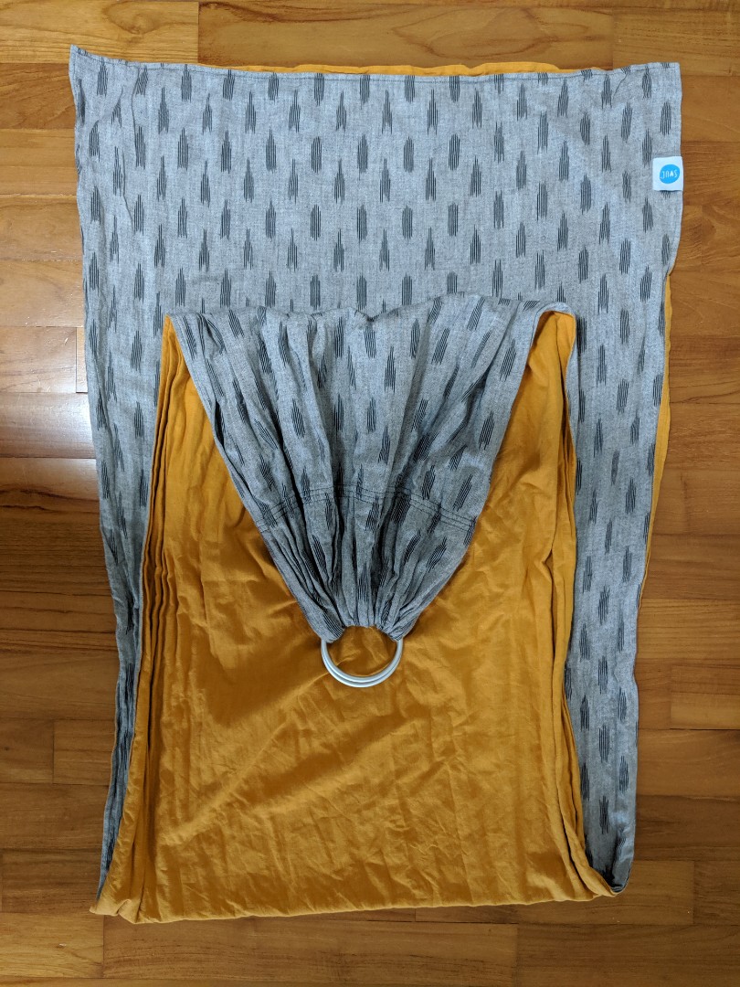 SOUL Ring Sling Amber Moon Ikat Double Layer Handwoven Cotton