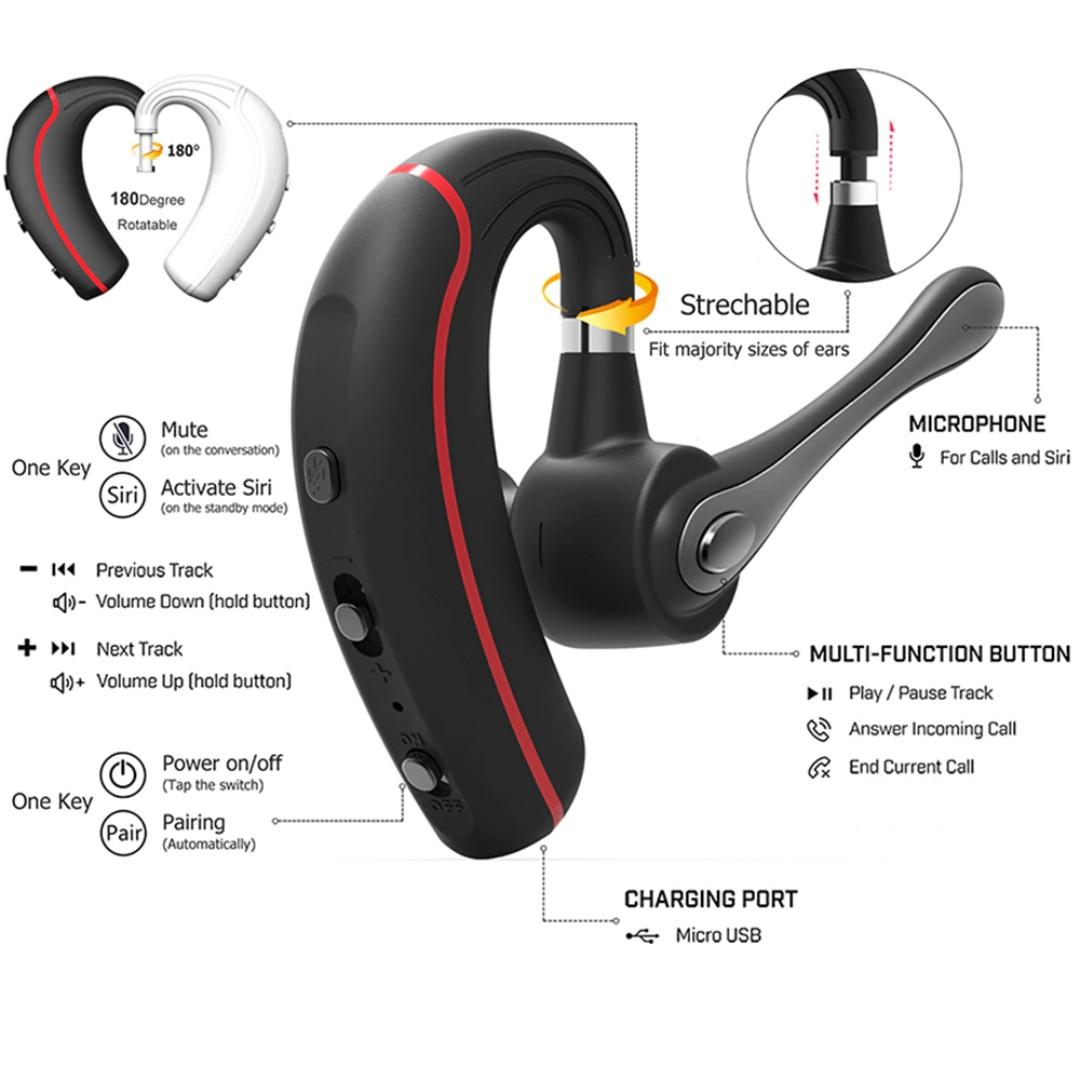 SPOON B1 Wireless Headset Bluetooth 4.1 Noise Cancelling