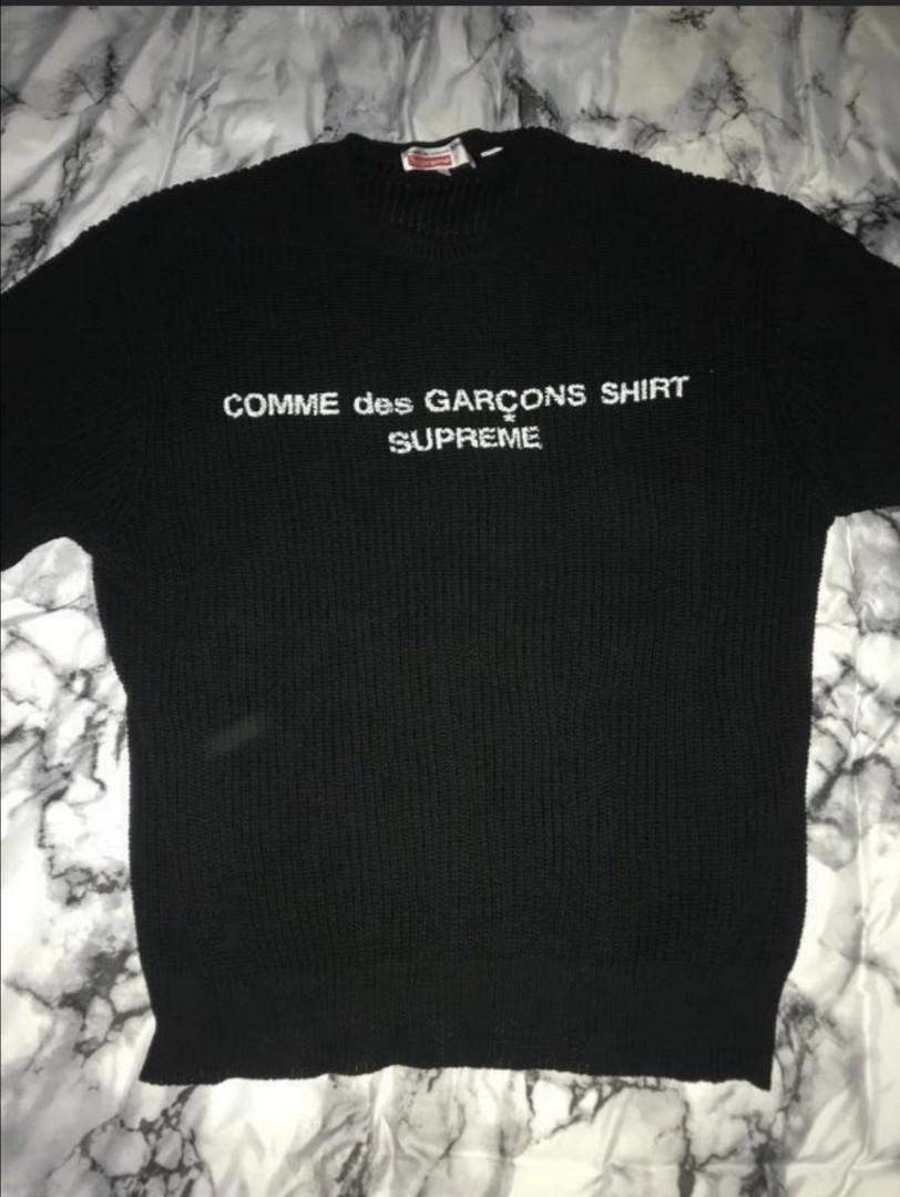 Cdg supreme sweater on sale