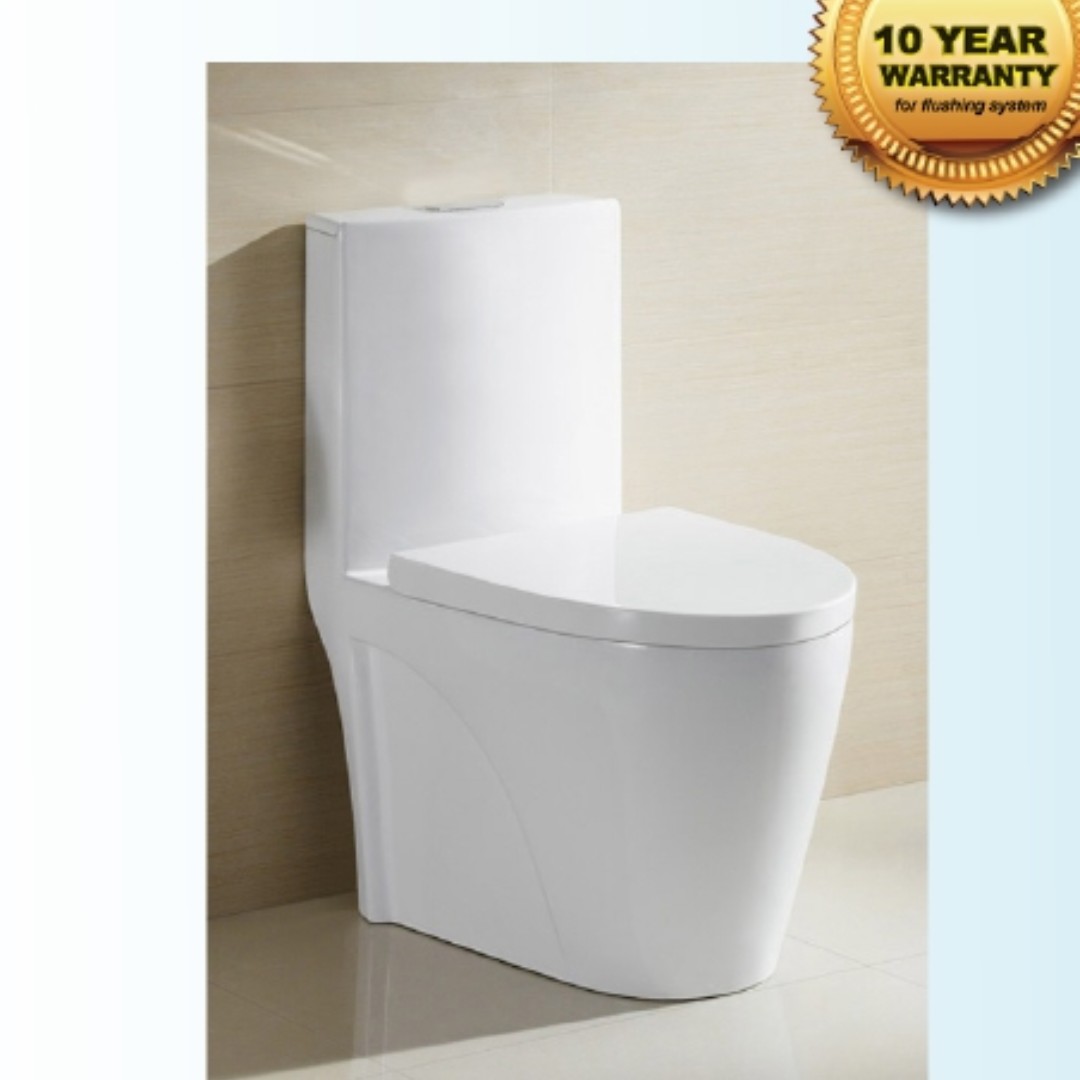 Toilet Bowl With Tornado Vortex Flushing System, Furniture & Home