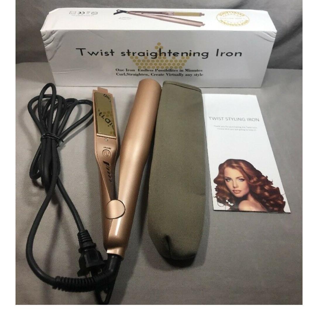 Twist Hair Straightening Iron Health Beauty Hair Care On Carousell